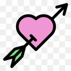 Heart Cupid Romantic Lovely Romance Valentines Shapes Icon - Icon Emoji,Cupid Emoji