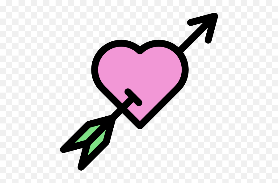 Heart Cupid Romantic Lovely Romance Valentines Shapes Icon - Icon Emoji,Cupid Emoji