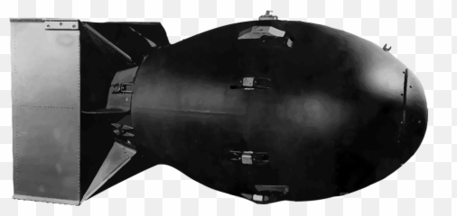 Atomic Bomb Nuclear - Fat Man Bomb Transparent Emoji,Mushroom Cloud Emoji