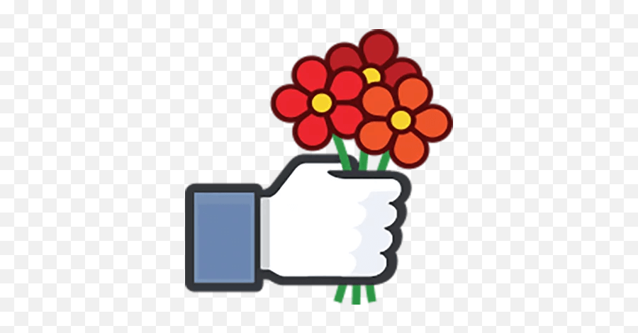 Icon Socialmedia Social Media Instagram Facebook Messen - Facebook Like With Flowers Emoji,Flower Emoji Facebook