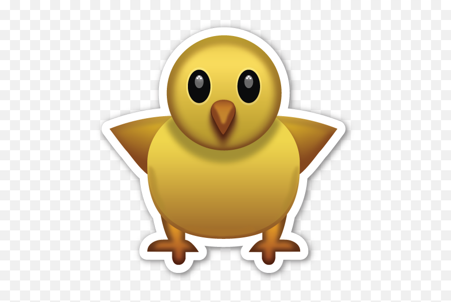 Chick Transparent Emoji Picture - Chick Emoji Sticker,Baby Emoticons