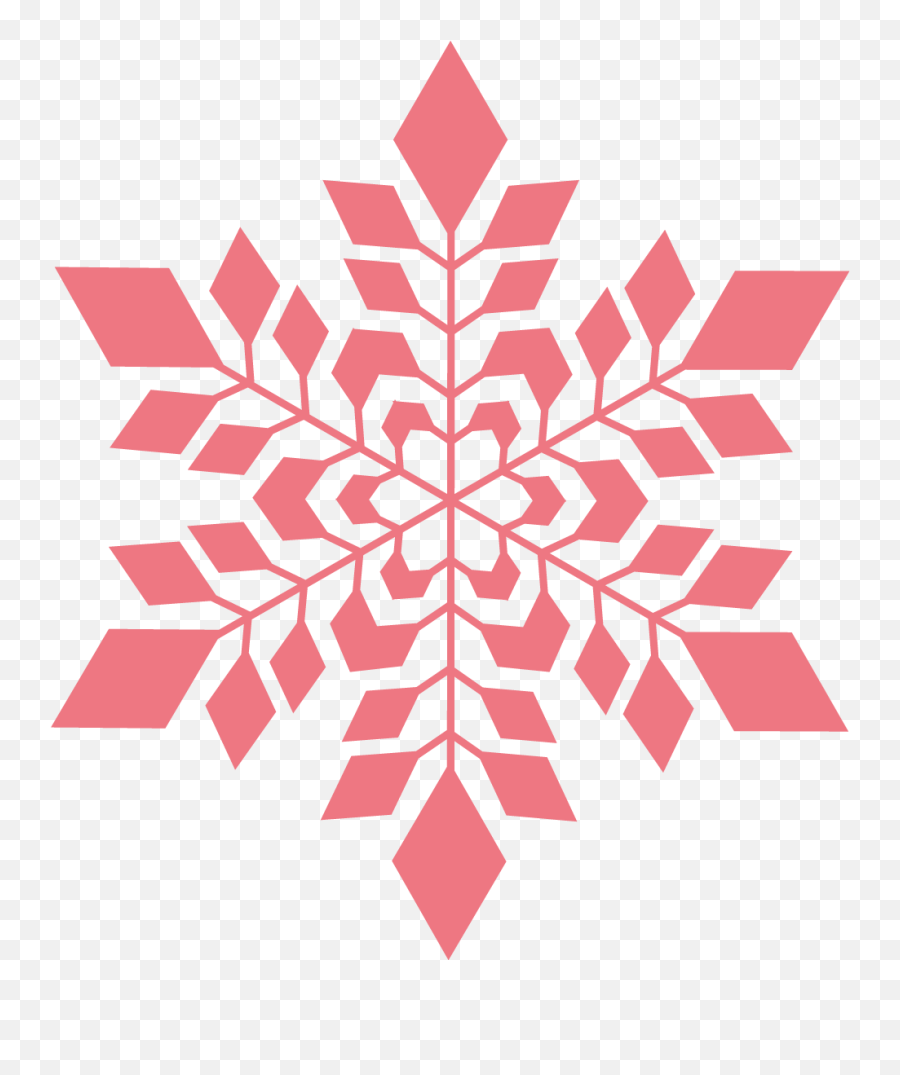 Faces Clipart Snowflake Faces - Pink Snowflake Png Emoji,Snowflake Emojis