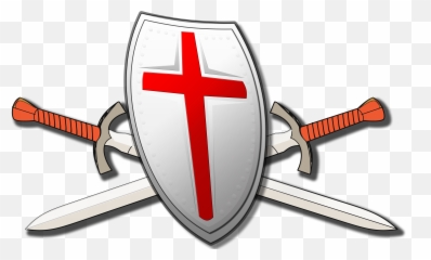 Shield With Swords Transparent Png - Shield And Sword Of Faith Emoji,Sword And Shield Emoji