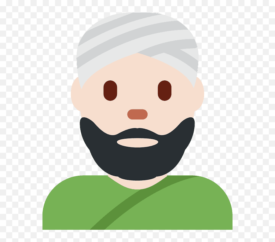 Man Wearing Turban Emoji Clipart - Meaning,Man With Turban Emoji
