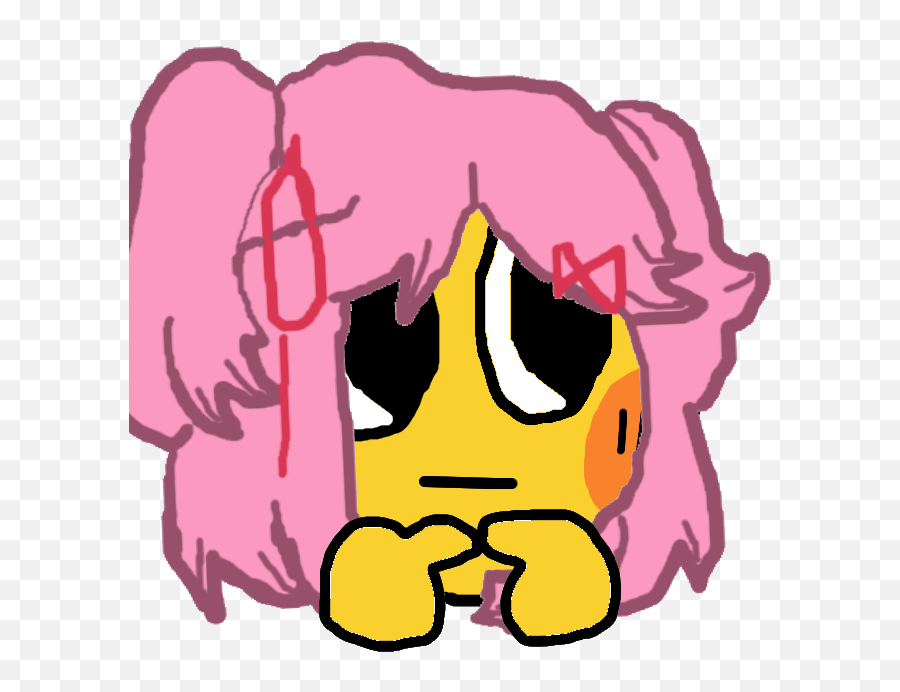 Shy Fingers Natsuki Emoji Would You Like To Read Manga - Natsuki Emoji,I Like Emoji