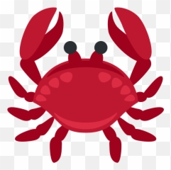 Crab Emoji Clipart - Crab Emoji Twitter,Lobster Emoji