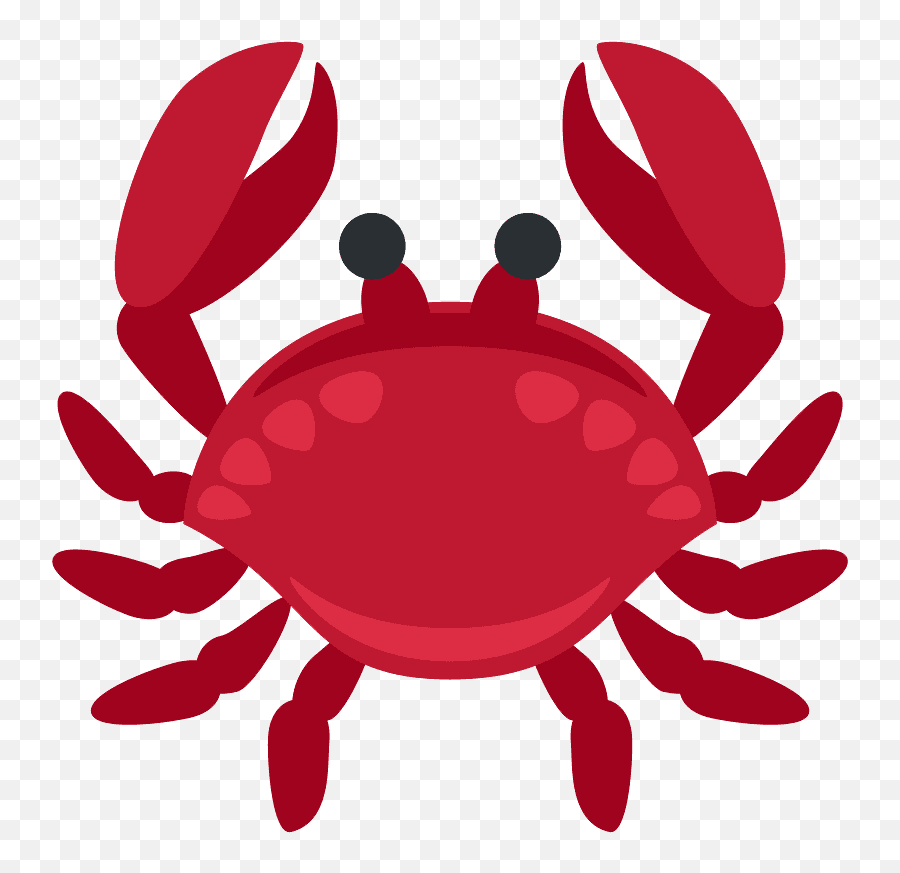 Crab Emoji Clipart - Crab Emoji Twitter,Lobster Emoji