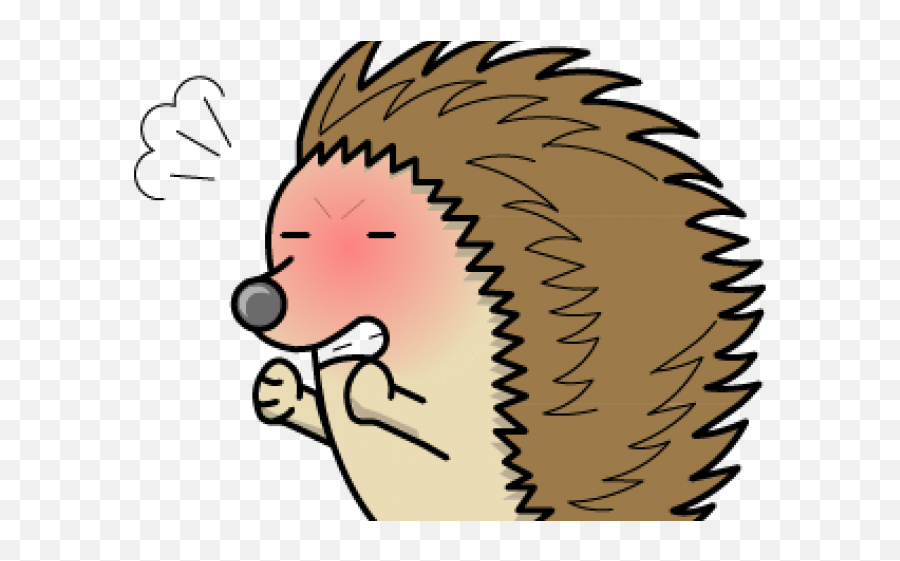 Porcupine Clipart Angry Cartoon - Angry Hedgehog Cartoon Emoji,Hedgehog Emoji