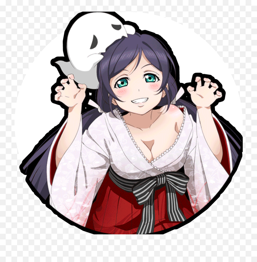 Happy Halloween Maki Nishikino Nozomi Tojo Nozomaki - Love Bleach Nozomi And Yamaha Emoji,Breast Emoji