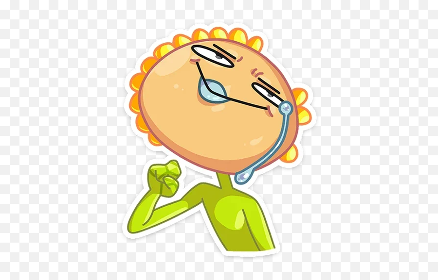 Telegram Sticker 17 From Collection - Happy Emoji,Flan Emoji