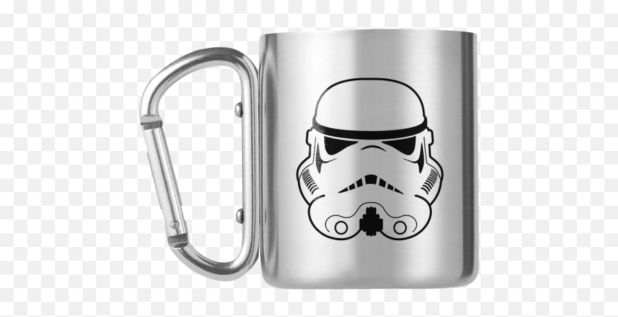 Original Stormtrooper Helmet Carabiner Mug - Rick And Morty Metal Mugs Emoji,Stormtrooper Emoji