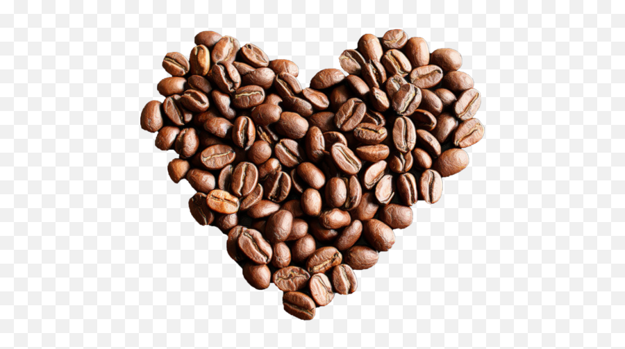 Coffe Heart Png Clipart - Coffee Beans Heart Png Emoji,Coffee Bean Emoji