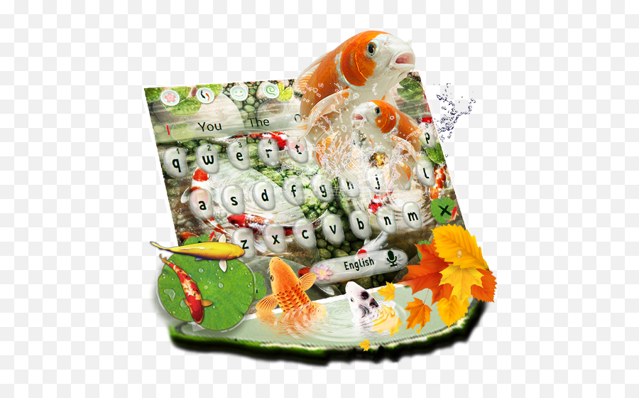 Ripple Koi Fish Keyboard - Mga App Sa Google Play Soft Emoji,Fish Flag Emoji
