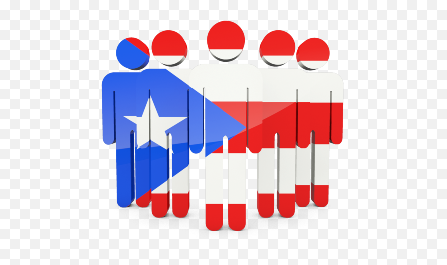 Puerto Rico Flag Clipart Png - Puerto Rican Flag With People Puerto Rico Flag With People Emoji,Puerto Rican Emoji Flag
