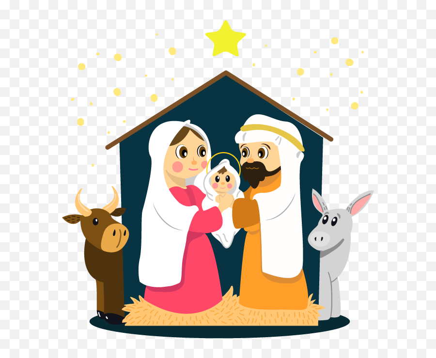 Christmas Nativity - Transparent Background Nativity Clipart Emoji,Nativity Emoji