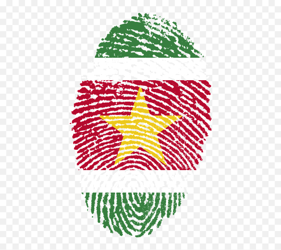Suriname Flag Fingerprint - Suriname Png Emoji,Pride Emoji Facebook