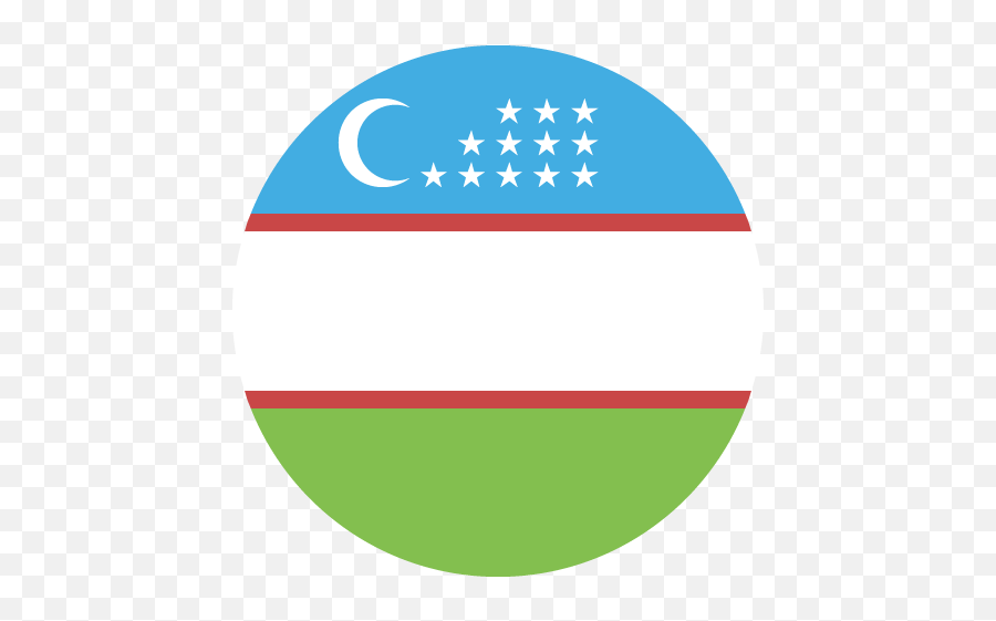 Uzbekistan Flag Vector Emoji Icon - Uzbekistan Flag Emoji,Emoji Flags