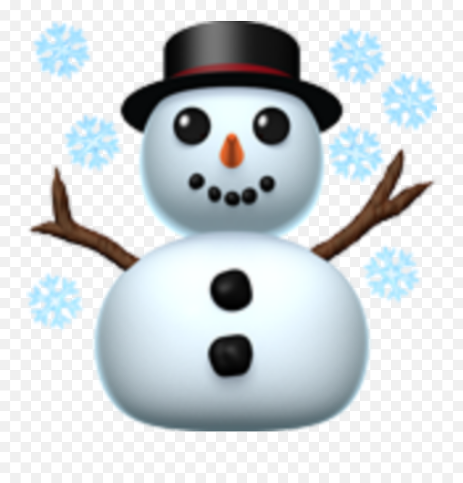 Emoji Emojis Emojisticker Snow Snowm - Emoji Muñeco De Nieve,Snow Emojis