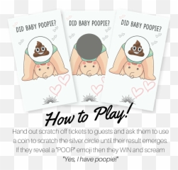 Baby Shower Poop Emoji Scratch - Emoji,Scratch Head Emoji