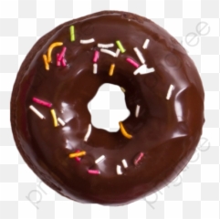 Donut Png And Vectors For Free Download - Chocolate Emoji