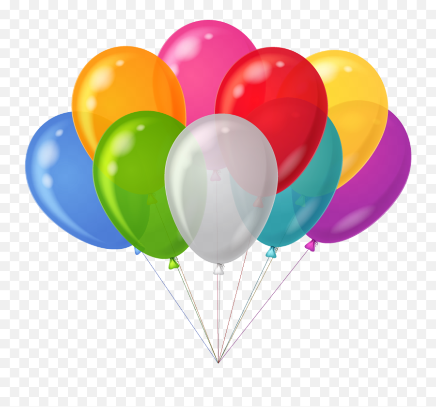 Birthday Balloon Clip Art Free Clipart - Balloons Clipart Transparent Background Emoji,Emoji Birthday Balloons