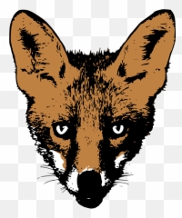 Drawing Fox Face - Png Emoji