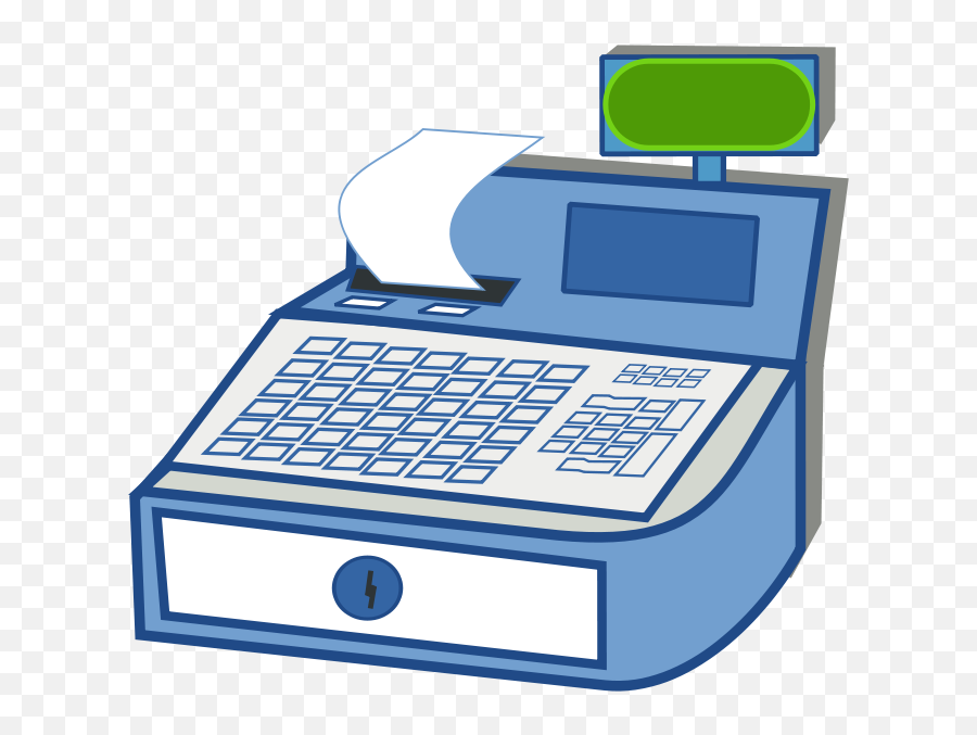 Clipart Money Computer Transparent - Cash Register Clip Art Emoji,Cash Register Emoji