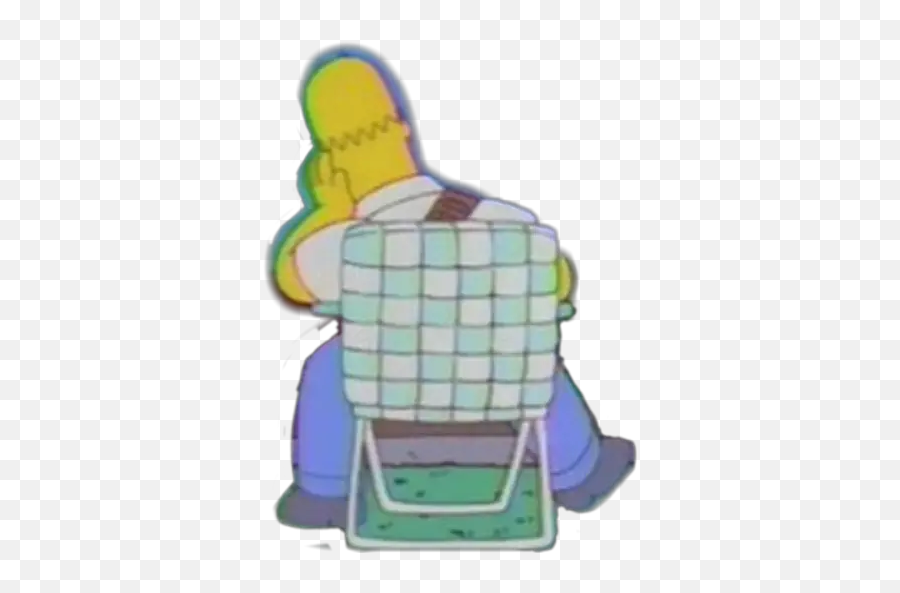 Homer Simpson Stickers For Whatsapp - Rocking Chair Emoji,Rocking Chair Emoji