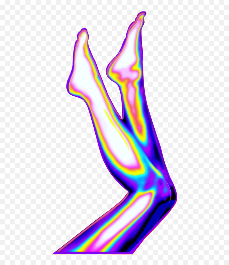 Legs Aesthetic Color Dream Emoji - Clip Art,Emoji Legs