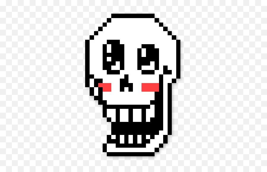 Undertalepapyrus Papyrus Undertale - Papyrus Head Png Emoji,Papyrus Emoji