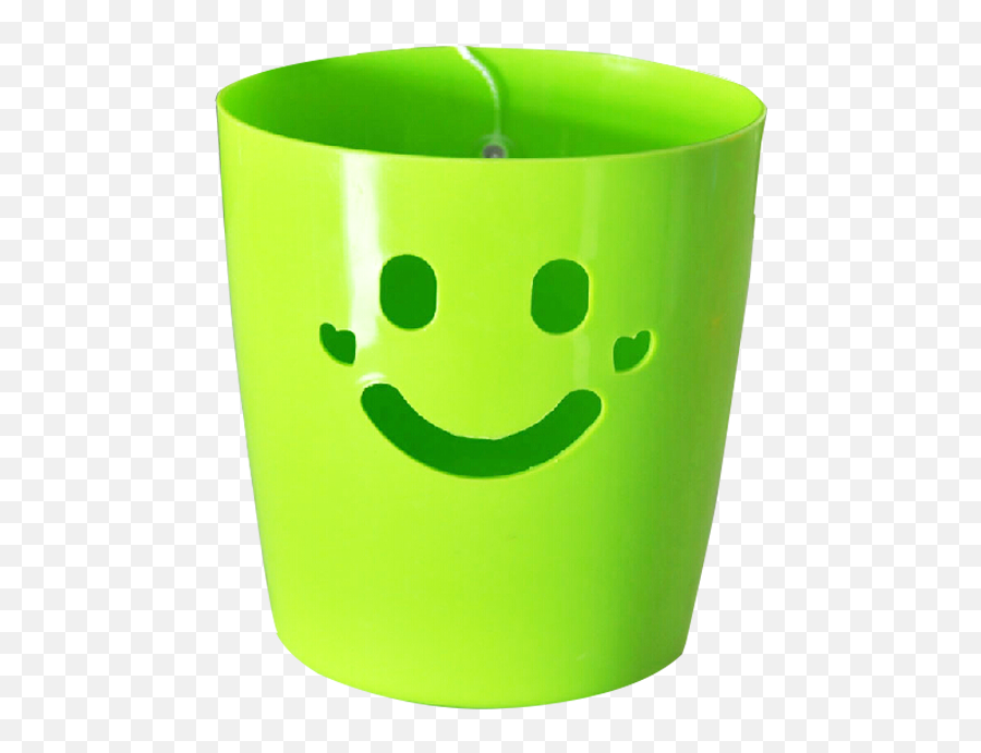 Plastic Dustbin Jc - Smiley Emoji,Candle Emoticon