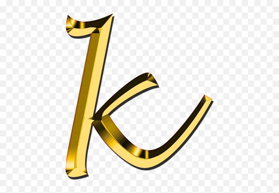 Free Letter K Alphabet Images - Transparent Letter K Png Emoji,K Emoji