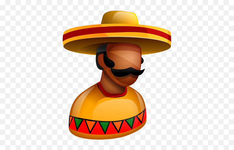 Mexican Boss Icon Free Large Boss Iconset Aha - Soft Latin Icon Png Emoji,Mexican Emoji