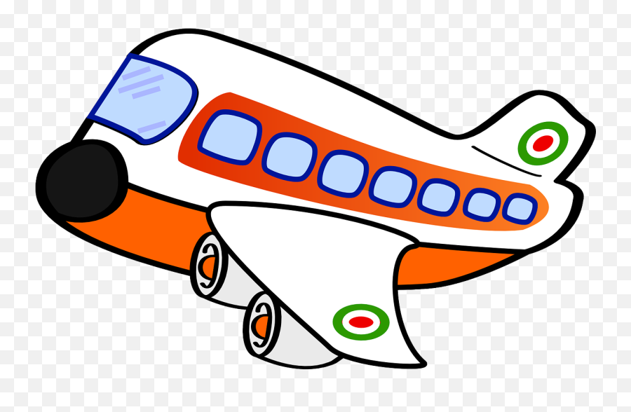 Airplane Funny Passenger - Airplane With Windows Clipart Emoji,Plane Emoji Png