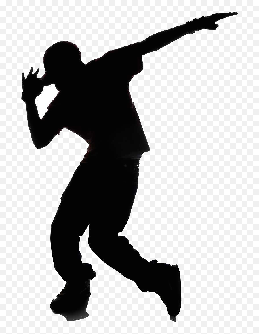 Dancer Clipart Transparent - Hip Hop Dancer Silhouette Emoji,Dancing Man Emoji