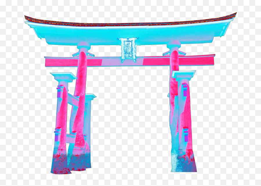 Ftestickers Torii Japanese Japan Gate - Chinese Architecture Emoji,Gate Emoji