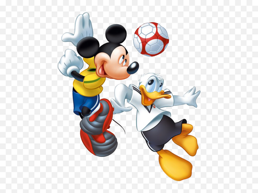 Disney - Mickey Y Donald Futbol Clipart Full Size Clipart Mickey Mouse Y Donald Emoji,Emoji Blitz Game