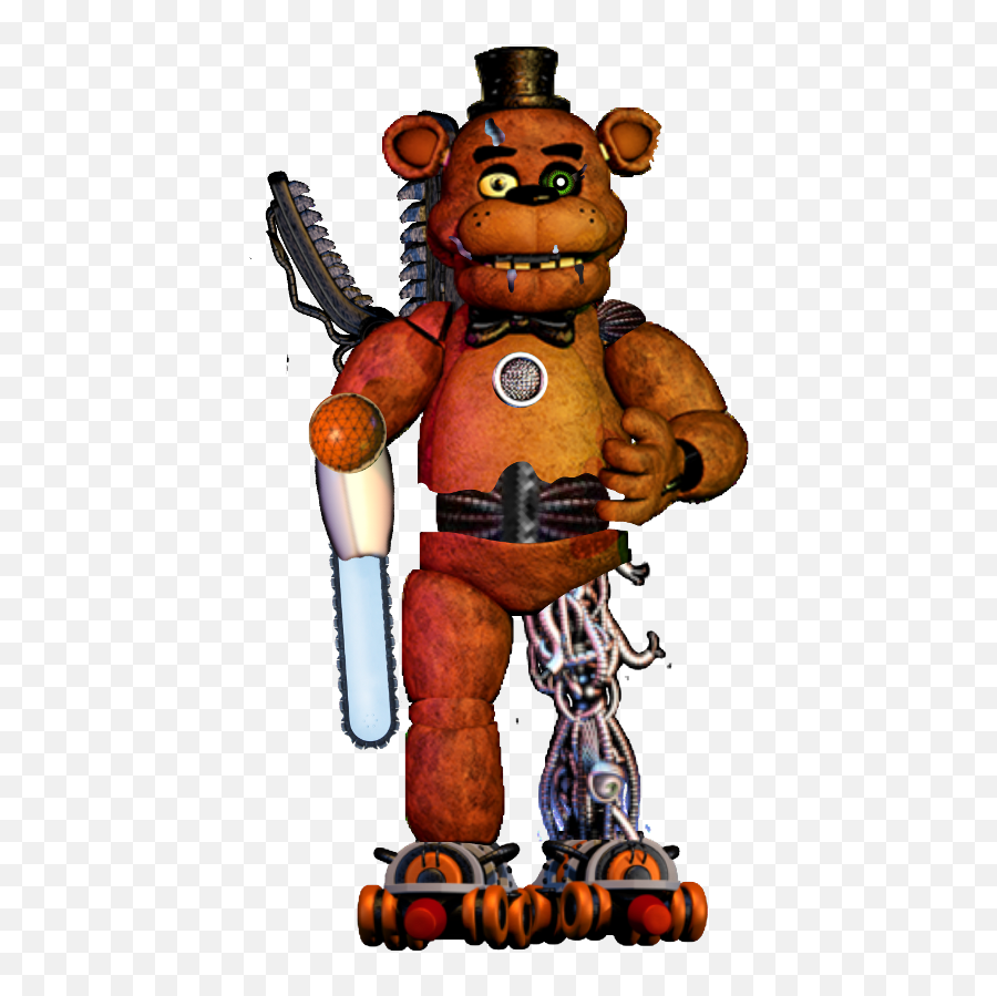 Freakshow Sticker - Withered Freddy Fnaf 1 Clipart Full Fnaf 1 Old Freddy Emoji,Freaked Out Emoji