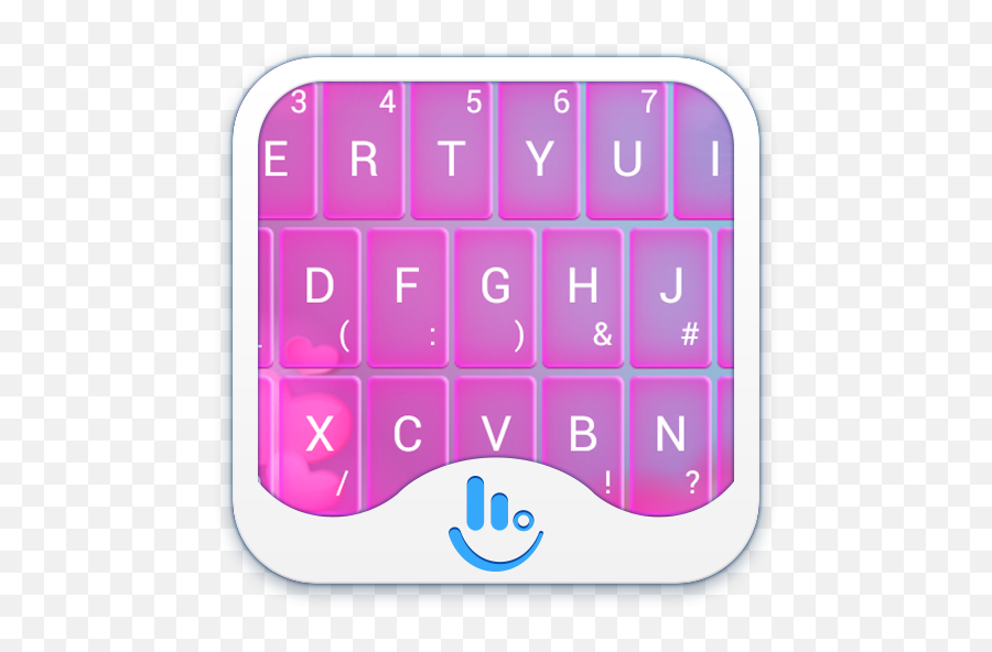 Download Touchpal Love Heartbeat Theme For Android Myket - Keyboard Neon Blue Emoji,Heartbeat Emoji