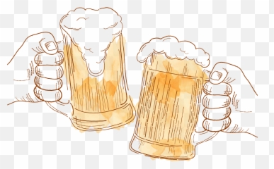 Download Cheers Oktoberfest Beer Cartoon Icon Free Frame - Png Emoji