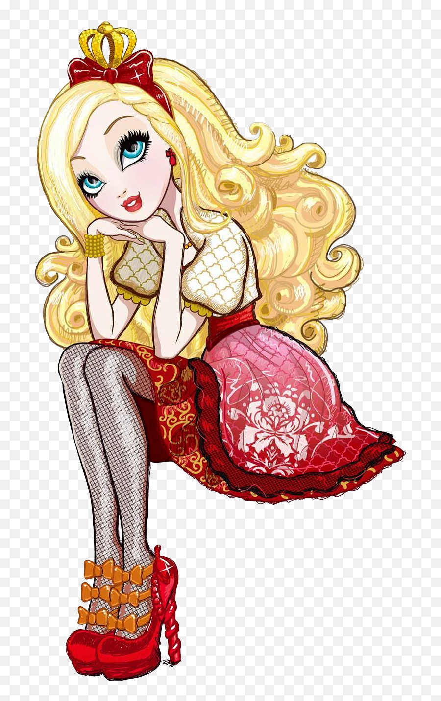 Applewhite Blancanieves Royals - Ever After High Characters Apple White Emoji,Royals Emoji