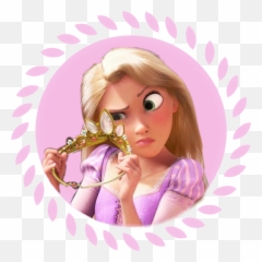 Rapunzel Disney Tangled Princess Tiara - Crown Png Transparent Emoji