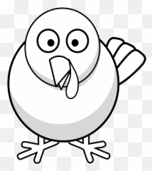 Download Turkey Emoji Png - Thanksgiving Clipart Black And White