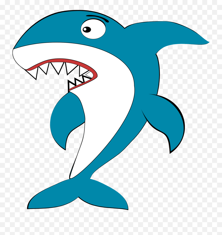 Shark Clipart Free Download Transparent Png Creazilla - Transparent Background Shark Clipart Png Emoji,Shark Emoji