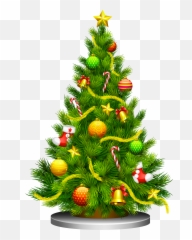 Christmas Tree Clipart Png - Transparent Christmas Tree Png Emoji,Christmas Tree Emoji Png