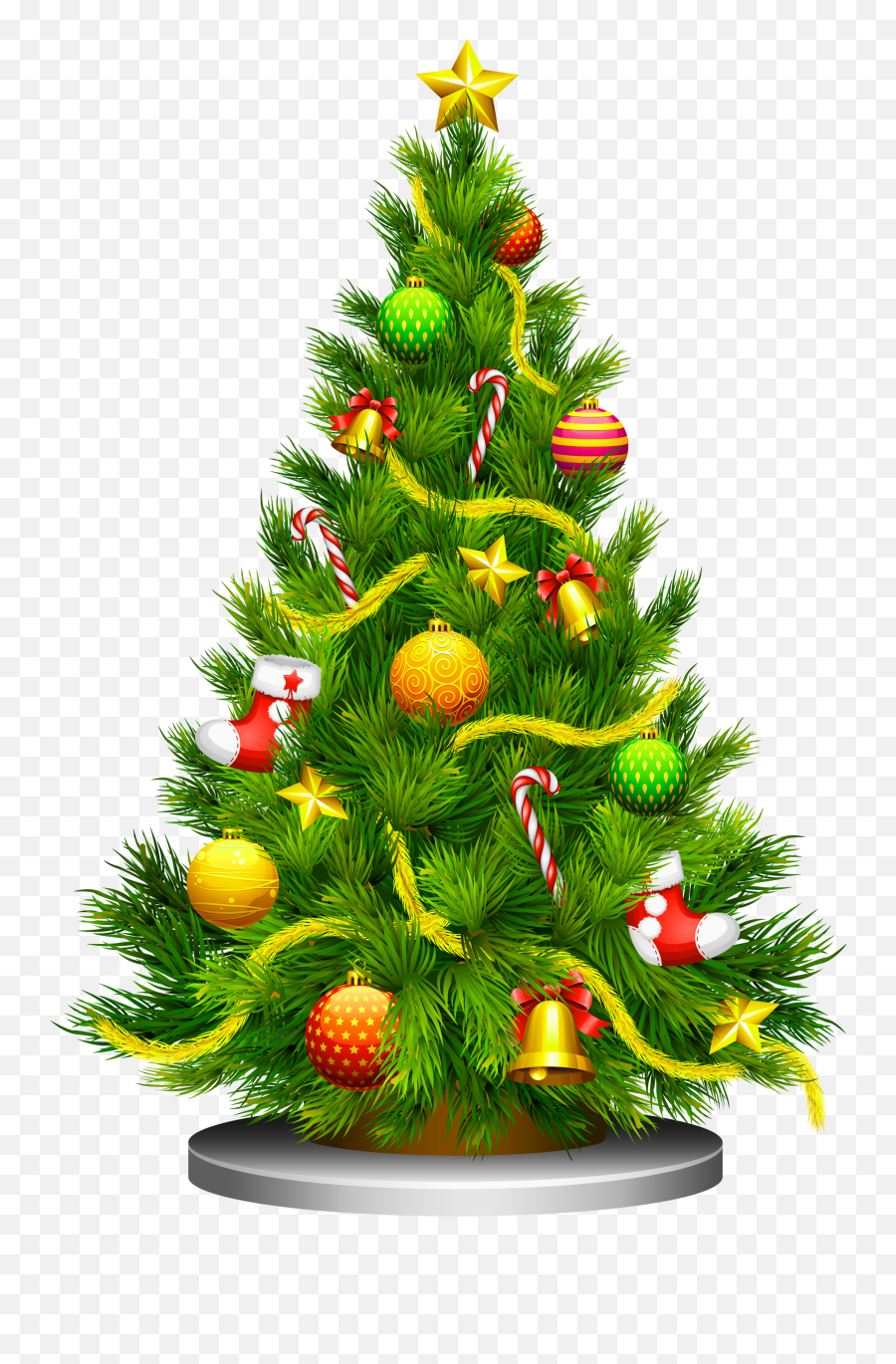 Christmas Tree Clipart Png - Transparent Christmas Tree Png Emoji,Christmas Tree Emoji Png