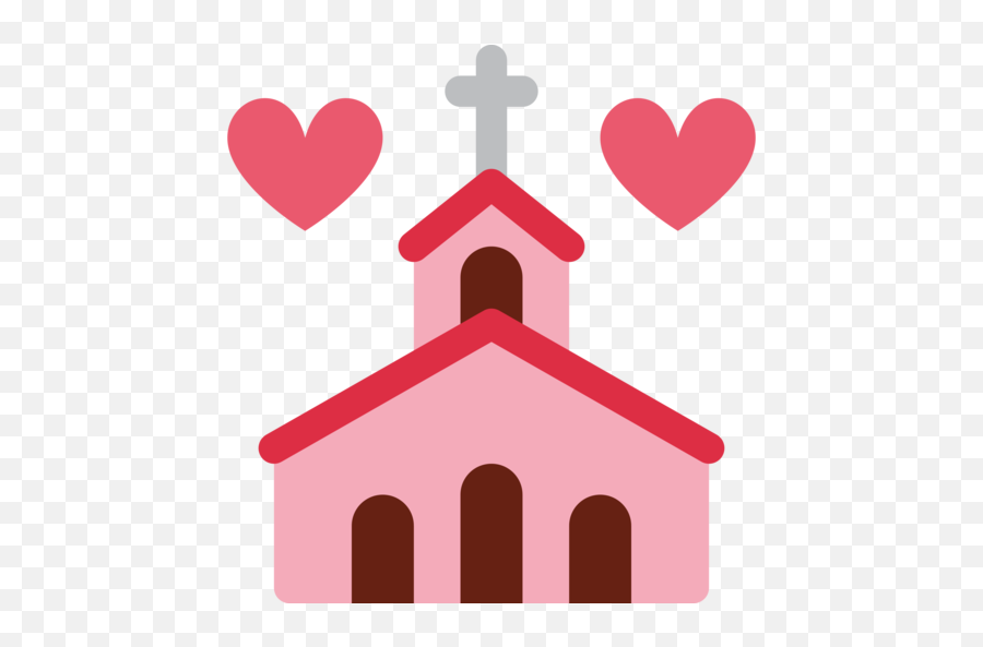 Wedding Emoji Png Picture - Church Emoji With Heart,Knot Emoji