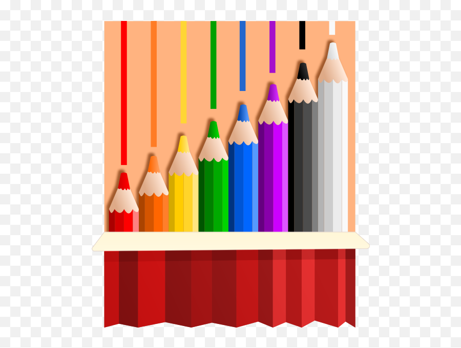 Color Pencil Case - Colour Pencils Clip Art Emoji,Emoji Pencil Case