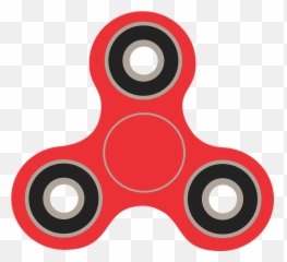Fidget Spinner Clipart Dabbing - Red Emoji