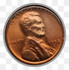 1958 Ddo Ddo Doubled Die Doubleddie - Coin Emoji,Penny Emoji